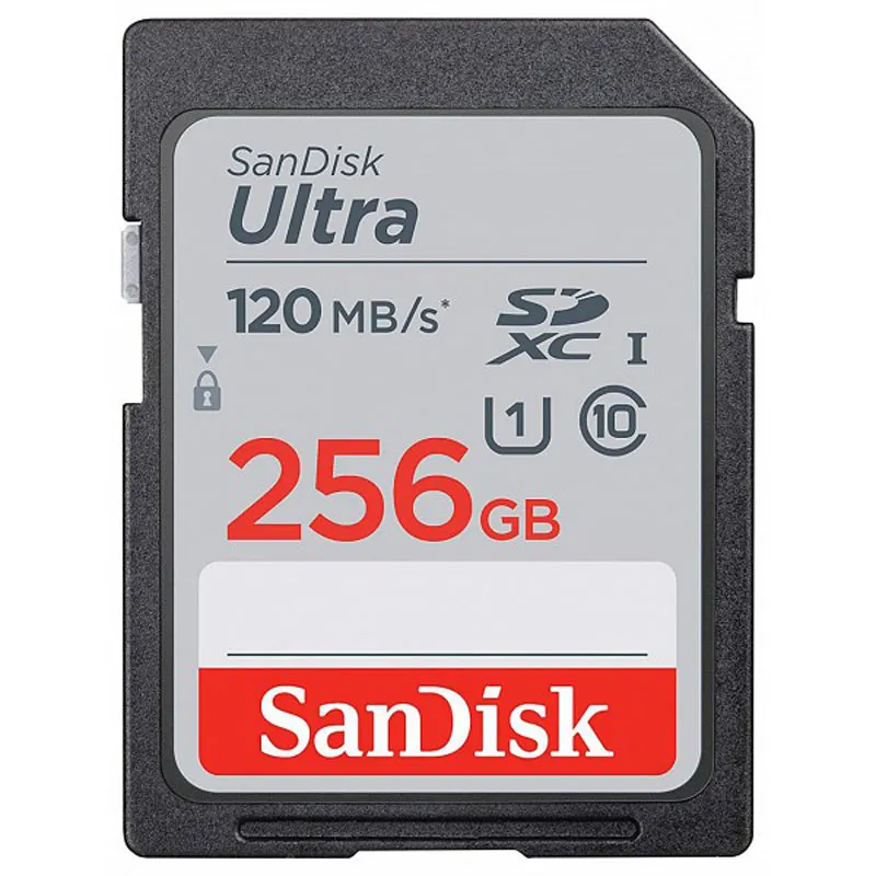 رم اس دی 256 گیگ سن دیسک SanDisk Ultra CL10 U1 120MB/s